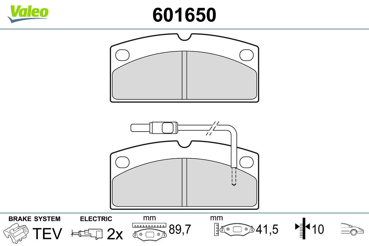 BRAKE PADS AIXAM 400 FR